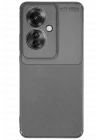 Mey İthalat®   Reno 11F Kılıf Auto Focus Karbon Kapak - Gri