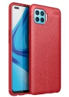 Mey İthalat®   Reno 4 Lite Kılıf Auto Focus Kapak - Kırmızı