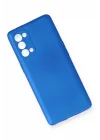 Mey İthalat®   Reno 5 Pro Kılıf First Silikon - Mavi