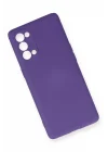 Mey İthalat®   Reno 5 Pro Kılıf Nano içi Kadife Silikon - Mor