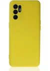 Mey İthalat®   Reno 6 Kılıf Nano içi Kadife Silikon - Sarı1