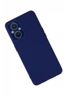 Mey İthalat®   Reno 7 Lite Kılıf Lansman Glass Kapak - Sky Blue