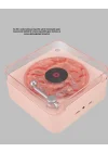Mey İthalat® Retro Saatli Bluetooth Hoparlör – Gece Lambalı Kristal Ses Kalitesi