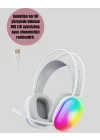 Mey İthalat® RGB Aydınlatmalı Kablosuz Bluetooth  Kulaklığı