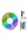 Mey İthalat® RGB Şerit Led 10 Metre Led Işık Kumanda ile Kontrol RGB