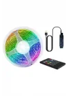 Mey İthalat® RGB Şerit Led 10 Metre Led Işık Kumanda ile Kontrol RGB
