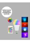 Mey İthalat® RGB Uzaktan Kumandalı LED Ampul 16 Renkli A Kalite Orijinal