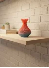 Mey İthalat® Romantik Kalp Figürlü Süslük Vazo Modern Tasarım 15 cm