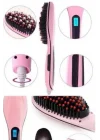 Mey İthalat® Saç Fırça Akıllı LCD Ekran Pratik Saç Düzleştirici Tarak Pratik Taşınabilir