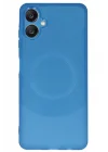 Mey İthalat®  Samsung A06 Kılıf Maya Karbon Kapak - Lacivert