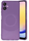 Mey İthalat®  Samsung A06 Kılıf Maya Karbon Kapak - Mürdüm