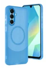 Mey İthalat®  Samsung A16 5G Kılıf Maya Karbon Kapak - Mavi