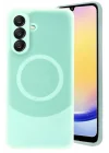Mey İthalat®  Samsung A26 Kılıf Maya Karbon Kapak - Su Yeşili
