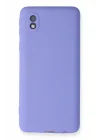 Mey İthalat®  Samsung Galaxy A01 Core Kılıf First Silikon - Lila