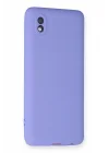 Mey İthalat®  Samsung Galaxy A01 Core Kılıf First Silikon - Lila