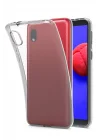 Mey İthalat®  Samsung Galaxy A01 Core Kılıf Lüx Şeffaf Silikon