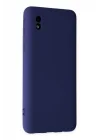 Mey İthalat®  Samsung Galaxy A01 Core Kılıf Nano içi Kadife Silikon - Lacivert