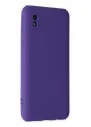 Mey İthalat®  Samsung Galaxy A01 Core Kılıf Nano içi Kadife Silikon - Mor