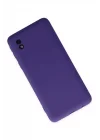 Mey İthalat®  Samsung Galaxy A01 Core Kılıf Nano içi Kadife Silikon - Mor