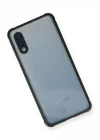 Mey İthalat®  Samsung Galaxy A02 Kılıf Miami Şeffaf Silikon - Siyah