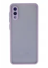 Mey İthalat®  Samsung Galaxy A02 Kılıf Montreal Silikon Kapak - Mor