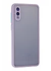Mey İthalat®  Samsung Galaxy A02 Kılıf Montreal Silikon Kapak - Mor