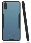Mey İthalat®  Samsung Galaxy A02 Kılıf Platin Silikon - Siyah