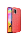 Mey İthalat®  Samsung Galaxy A02S Kılıf Auto Focus Kapak - Kırmızı