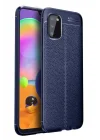 Mey İthalat®  Samsung Galaxy A02S Kılıf Auto Focus Kapak - Lacivert