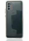 Mey İthalat®  Samsung Galaxy A02S Kılıf Miami Şeffaf Silikon - Şeffaf
