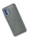 Mey İthalat®  Samsung Galaxy A02S Kılıf Montreal Silikon Kapak - Gri