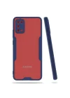 Mey İthalat®  Samsung Galaxy A02S Kılıf Platin Silikon - Lacivert