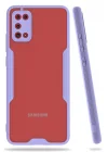Mey İthalat®  Samsung Galaxy A02S Kılıf Platin Silikon - Lila
