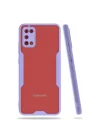Mey İthalat®  Samsung Galaxy A02S Kılıf Platin Silikon - Lila