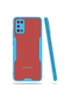 Mey İthalat®  Samsung Galaxy A02S Kılıf Platin Silikon - Mavi