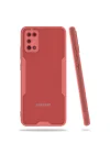 Mey İthalat®  Samsung Galaxy A02S Kılıf Platin Silikon - Pembe
