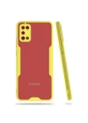 Mey İthalat®  Samsung Galaxy A02S Kılıf Platin Silikon - Sarı