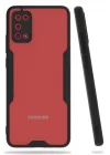 Mey İthalat®  Samsung Galaxy A02S Kılıf Platin Silikon - Siyah