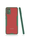 Mey İthalat®  Samsung Galaxy A02S Kılıf Platin Silikon - Yeşil