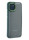 Mey İthalat®  Samsung Galaxy A03 Kılıf Dora Kapak - Haki Yeşil