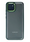 Mey İthalat®  Samsung Galaxy A03 Kılıf Dora Kapak - Haki Yeşil