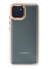 Mey İthalat®  Samsung Galaxy A03 Kılıf Dora Kapak - Pudra