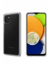 Mey İthalat®  Samsung Galaxy A03 Kılıf Lüx Şeffaf Silikon