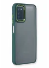 Mey İthalat®  Samsung Galaxy A03S Kılıf Dora Kapak - Haki Yeşil