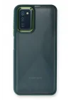 Mey İthalat®  Samsung Galaxy A03S Kılıf Dora Kapak - Haki Yeşil