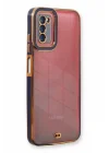 Mey İthalat®  Samsung Galaxy A03S Kılıf Liva Lens Silikon - Mavi