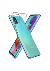 Mey İthalat®  Samsung Galaxy A03S Kılıf Lüx Şeffaf Silikon