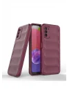 Mey İthalat®  Samsung Galaxy A03S Kılıf Optimum Silikon - Bordo