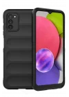 Mey İthalat®  Samsung Galaxy A03S Kılıf Optimum Silikon - Siyah