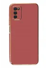 Mey İthalat®  Samsung Galaxy A03S Kılıf Volet Silikon - Kırmızı